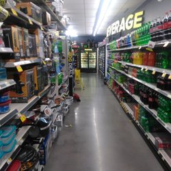 Dollar General - Inside aisles of store.