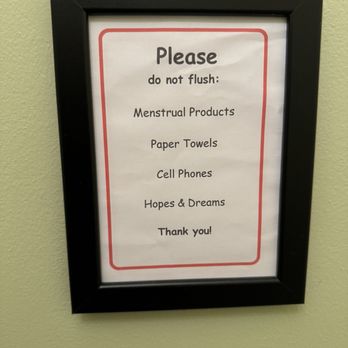 The Coffee Shop NE - Funny sign in the bathroom - Cafes Near Me - Minneapolis, Minnesota