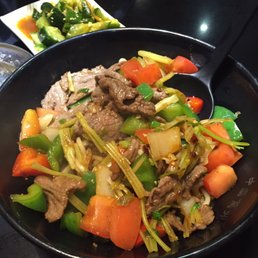 Hand-pulled ramen with beef Hand-pulled ramen with beef