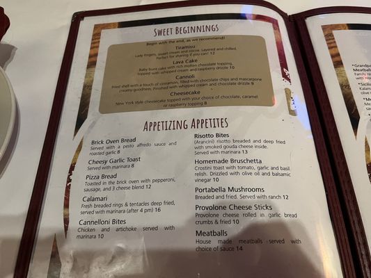 Menu photo 4 The Brick Oven Hannibal, MO