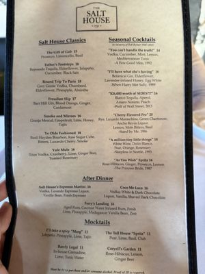 Menu photo 2 The Salt House New Hope, PA
