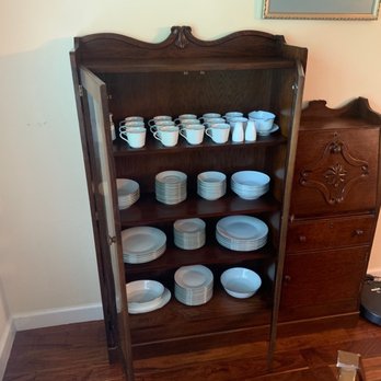 Warrington's Furniture Repair/Refinishing - China cabinet with China in it - Furniture Repair Near Me - Gainesville, Florida Warrington's Furniture Repair/Refinishing - China cabinet with China in it - Furniture Repair Near Me - Gainesville, Florida