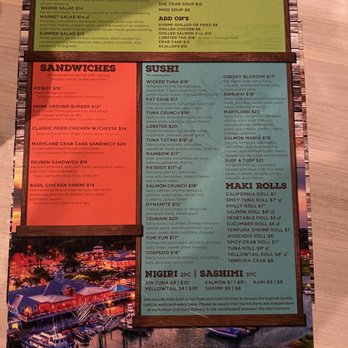 Wicked Tuna - Menu - New American Near Me - Myrtle Beach, South Carolina