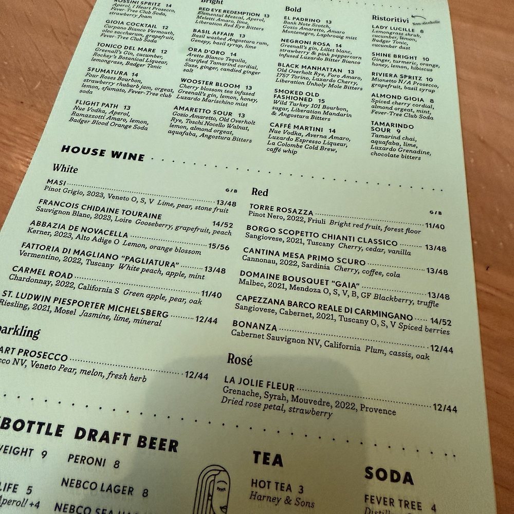 Gioia Cafe & Bar - Drink menu - Italian Near Me - New Haven, Connecticut