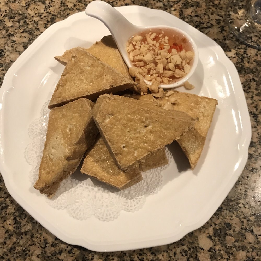 Vegan fried tofu