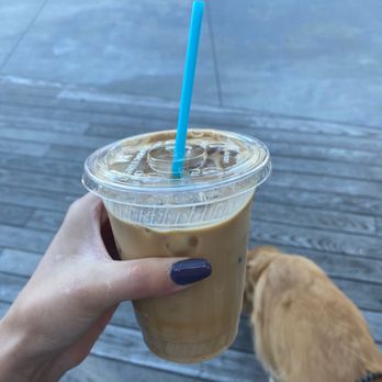 321 Coffee - Iced Carmel latte - Coffee & Tea Near Me - Raleigh, North Carolina