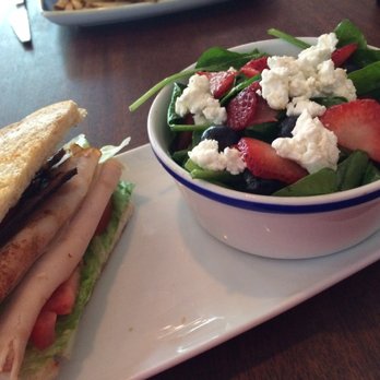 STIRR - Strawberry fields salad & turkey club. "Power lunch" - Cocktail Bars Near Me - Dallas, Texas STIRR - Strawberry fields salad & turkey club. "Power lunch" - Cocktail Bars Near Me - Dallas, Texas