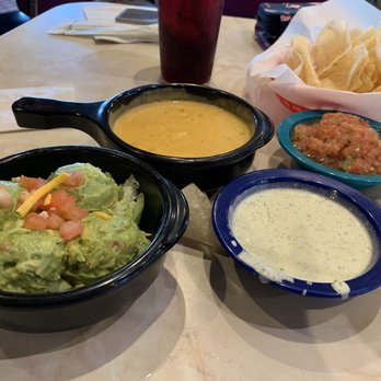 Chuy's - Guacamole, ranchero and salsa, and queso for dipping. - Tex-Mex Near Me - Louisville, Kentucky Chuy's - Guacamole, ranchero and salsa, and queso for dipping. - Tex-Mex Near Me - Louisville, Kentucky