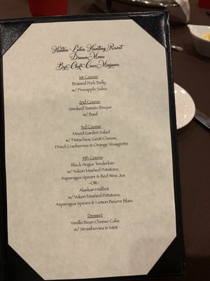 Menu photo 2 Hidden Lakes Hunting Lodge Yantis, TX Menu photo 2 Hidden Lakes Hunting Lodge Yantis, TX