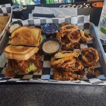 The Tap Room - BLT with Onion Rings - Chicken Wings Near Me - South Milwaukee, Wisconsin The Tap Room - BLT with Onion Rings - Chicken Wings Near Me - South Milwaukee, Wisconsin