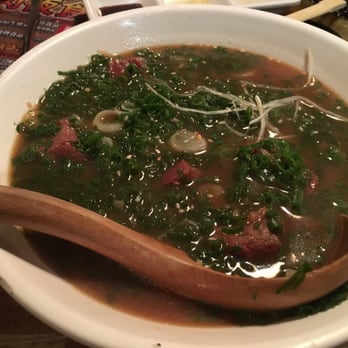 盛八日式燒肉店 - Beef ramen.  A must for scallion lovers - Japanese Near Me - Hong Kong, HK