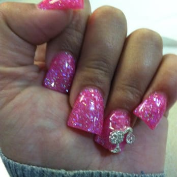 Nails by Stephanie Stone - Barbie bling nails - Nail Salons Near Me - Dublin, California
