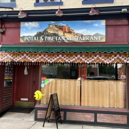 Exterior outside entrance of Potala Tibetan Restaurant - View from Main Street - Middletown, Connecticut Exterior outside entrance of Potala Tibetan Restaurant - View from Main Street - Middletown, Connecticut