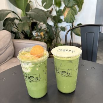 BLTea - Matcha Banana pudding and Matcha Latte with no sugar - Bubble Tea Near Me - Los Angeles, California BLTea - Matcha Banana pudding and Matcha Latte with no sugar - Bubble Tea Near Me - Los Angeles, California