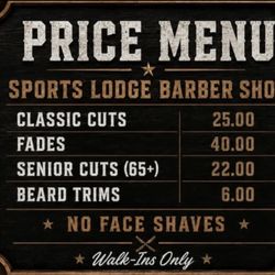 Sports lodge Barber Shop