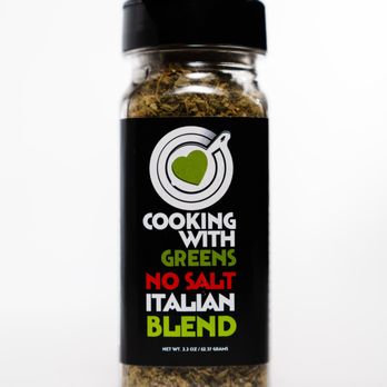 Cooking With Greens - a jar of no salt italian blend - Herbs & Spices Near Me - Norfolk, Virginia Cooking With Greens - a jar of no salt italian blend - Herbs & Spices Near Me - Norfolk, Virginia