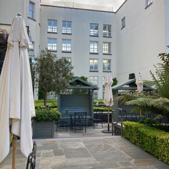 The Merrion Hotel - Outside garden patio -- a bit too chilly for us to sit outside and enjoy but lovely. - Hotels Near Me - Dublin, D The Merrion Hotel - Outside garden patio -- a bit too chilly for us to sit outside and enjoy but lovely. - Hotels Near Me - Dublin, D
