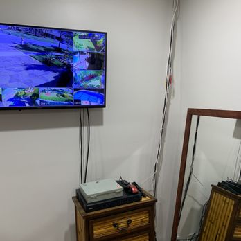 Hangman Audio Video - Exposed messy cables BEFORE - Security Systems Near Me - Lake Worth, Florida Hangman Audio Video - Exposed messy cables BEFORE - Security Systems Near Me - Lake Worth, Florida