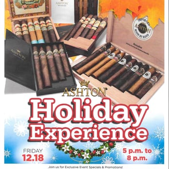 Carmine's Cigars - Ashton cigars holiday experience on December 18 5pm to 8pm - Tobacco Shops Near Me - Staten Island, New York Carmine's Cigars - Ashton cigars holiday experience on December 18 5pm to 8pm - Tobacco Shops Near Me - Staten Island, New York