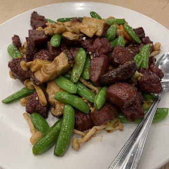 Mayflower Restaurant - Sauteed "Pea Sprout" with Meat - Chinese Near Me - Milpitas, California