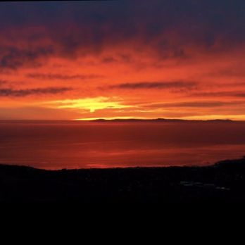 Laguna Beach - Hello Santa Catalina Island!  Laguna Beach, California!  Just another Amazing Gorgeous December Sunset, Last Night! - Beaches Near Me