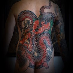 Somatic Tattoo - Backpiece by Mike Roper