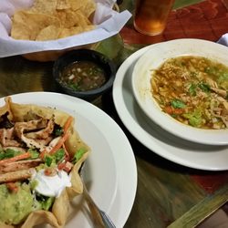 Rainforest Bar and Grill - Salad and soup. Good quality food. I'm getting hungry now thinking about that soup.