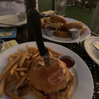 Morrison - Burbank - Bacon Bourbonator Burger & Onion Rings - Gastropubs Near Me - Burbank, California Morrison - Burbank - Bacon Bourbonator Burger & Onion Rings - Gastropubs Near Me - Burbank, California