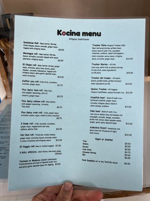 Menu photo 1 Kocina Stingray Sushifusion 2Go Rochester, NY Menu photo 1 Kocina Stingray Sushifusion 2Go Rochester, NY