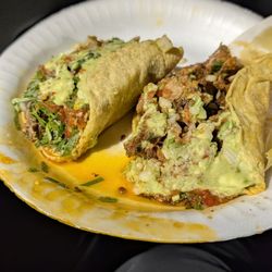 Al pastor and asada tacos
