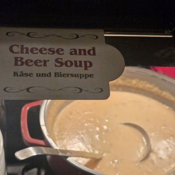 Biergarten Restaurant - Beer Cheese soup - German Near Me - Lake Buena Vista, Florida