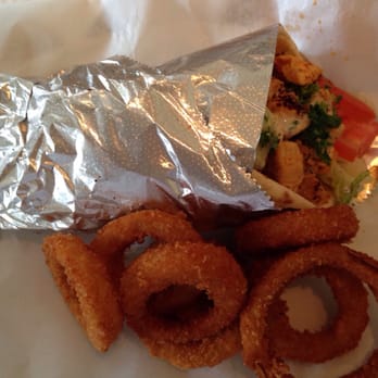 Shish Kabob Grill - Chicken shawarma with onion rings - Mediterranean Near Me - Denver, Colorado Shish Kabob Grill - Chicken shawarma with onion rings - Mediterranean Near Me - Denver, Colorado