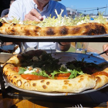 Bar Bocce - Fig Pizza and Burrata/Tomato Pizza - Pizza Near Me - Sausalito, California Bar Bocce - Fig Pizza and Burrata/Tomato Pizza - Pizza Near Me - Sausalito, California