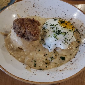 LouVino - Biscuits and gravy..OMG, I'm from the south and this is the best I have ever had. That sausage (gotta) is unique... - Southern Near Me - Indianapolis, Indiana LouVino - Biscuits and gravy..OMG, I'm from the south and this is the best I have ever had. That sausage (gotta) is unique... - Southern Near Me - Indianapolis, Indiana
