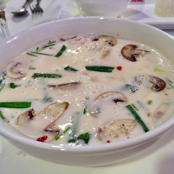 Thai Place - Galanga Soup with Chicken - Thai Near Me - Overland Park, Kansas
