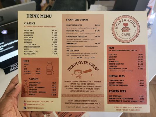 Menu photo 4 Heart and Seoul Cafe Roswell, GA