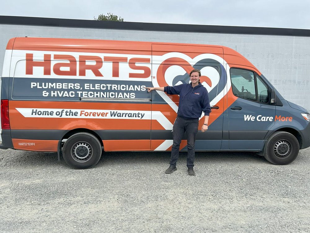 Slide of Harts Plumbers, Electricians, & HVAC Technicians