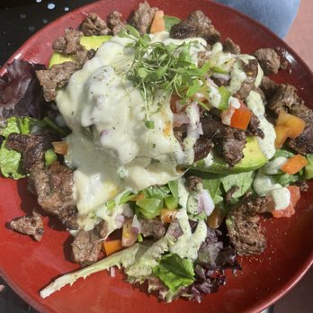 Bistro Cafe - Stuffed avocado with steak. - Breakfast & Brunch Near Me - Miami, Florida