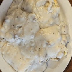 Rothschild's Family Restaurant - Full order of biscuits and gravy