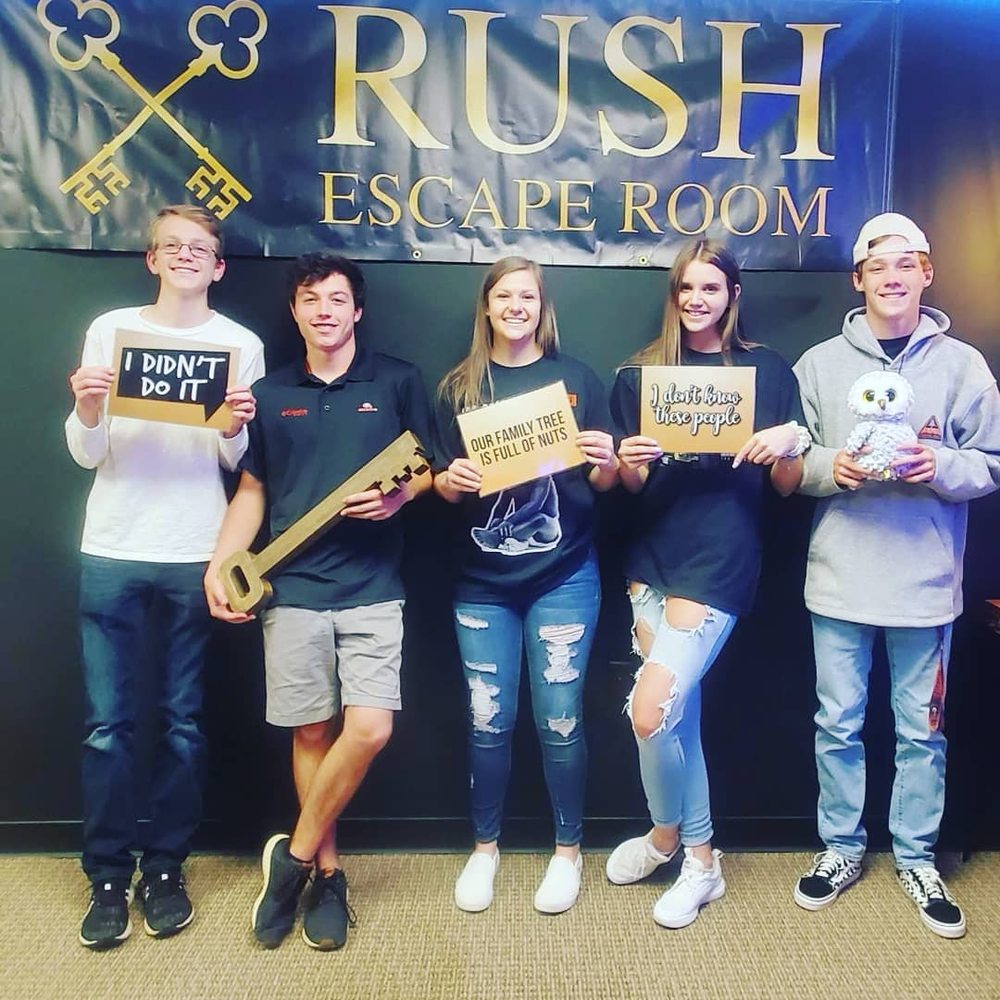RUSH ESCAPE ROOM TEMP. CLOSED 1000 Hurricane Shoals Rd