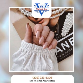 V Nails And Spa - &
(229) 223-3308
1221 4th St #32, Adel, GA 31620 - Nail Salons Near Me - Adel, Georgia V Nails And Spa - &
(229) 223-3308
1221 4th St #32, Adel, GA 31620 - Nail Salons Near Me - Adel, Georgia