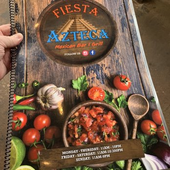 Fiesta Azteca - Menu - Mexican Near Me - Uniontown, Pennsylvania