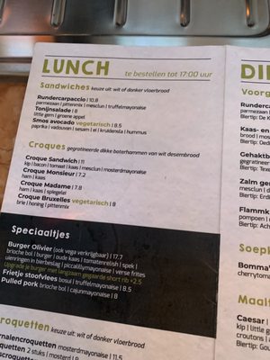 Menu photo 2 Cafe Olivier Utrecht, UT Menu photo 2 Cafe Olivier Utrecht, UT