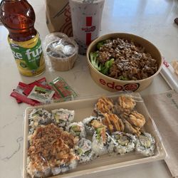 Edo Japan - Sushi-licious Meal Deal! & Teriyaki Chicken & Taro Bubble Tea