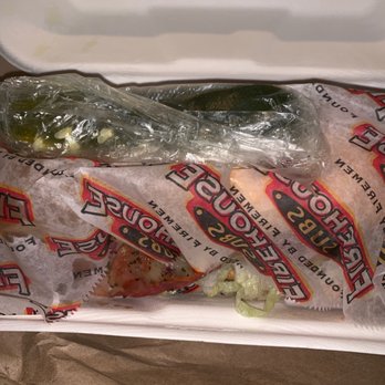 Firehouse Subs - Med Italians white thru GRUB HUB all the sandwiches filled over bag wet and torn. Both drivers had attitudes - Sandwiches Near Me - Lithonia, Georgia Firehouse Subs - Med Italians white thru GRUB HUB all the sandwiches filled over bag wet and torn. Both drivers had attitudes - Sandwiches Near Me - Lithonia, Georgia
