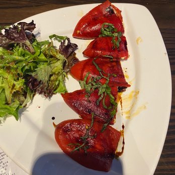 Local Goat - Stuffed Piquillo Peppers - New American Near Me - Pigeon Forge, Tennessee Local Goat - Stuffed Piquillo Peppers - New American Near Me - Pigeon Forge, Tennessee