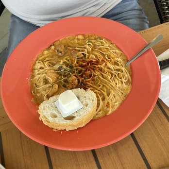 Harbor View Cafe - Atchafalaya pasta... had a kick but was exceptional - Cafes Near Me - Long Beach, Mississippi