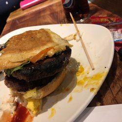 Stag & Hounds - Burnt burger