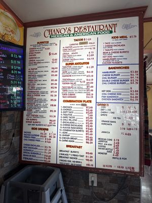 Menu photo 2 Chanos Drive In San Gabriel, CA Menu photo 2 Chanos Drive In San Gabriel, CA