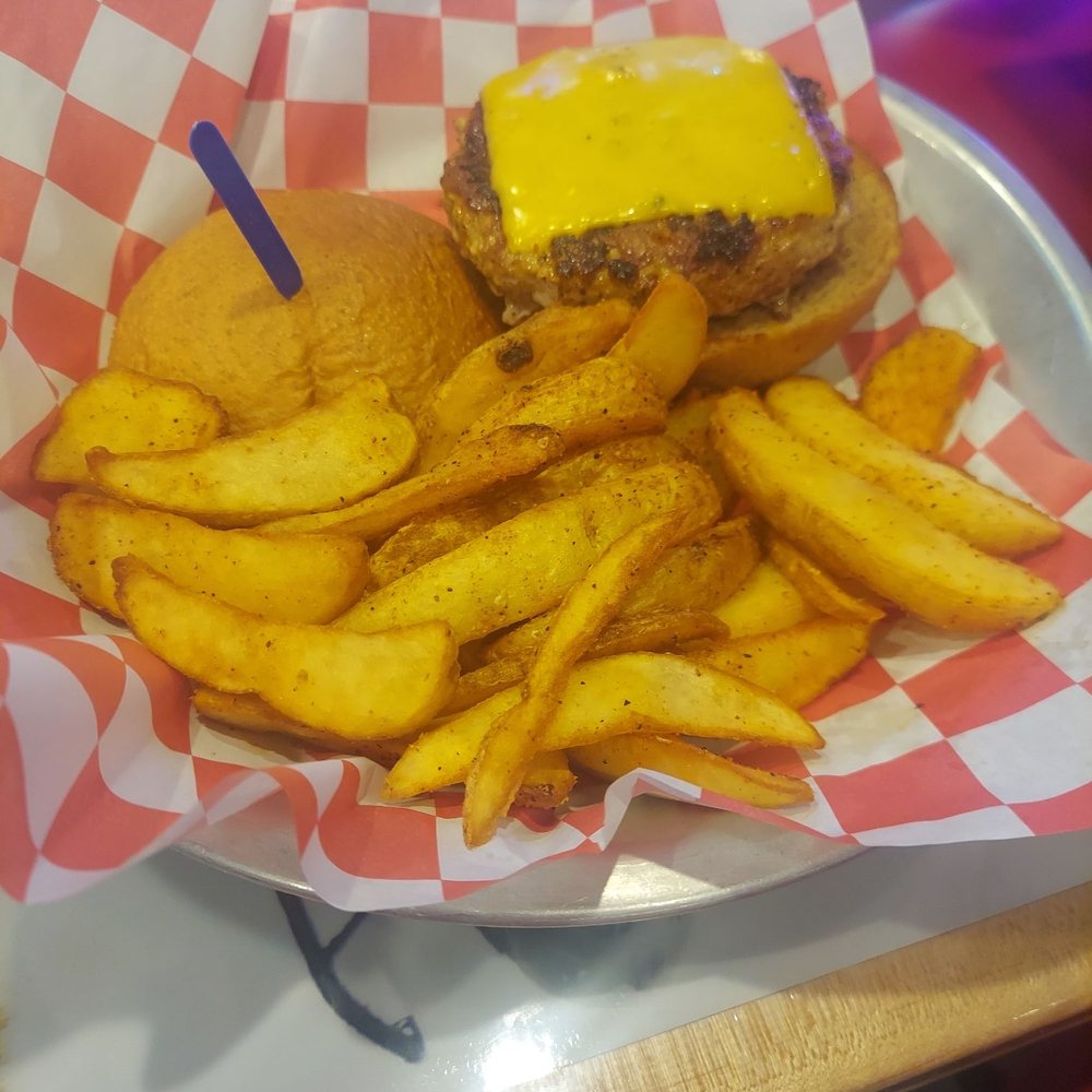Wild Boar Burger Medium.